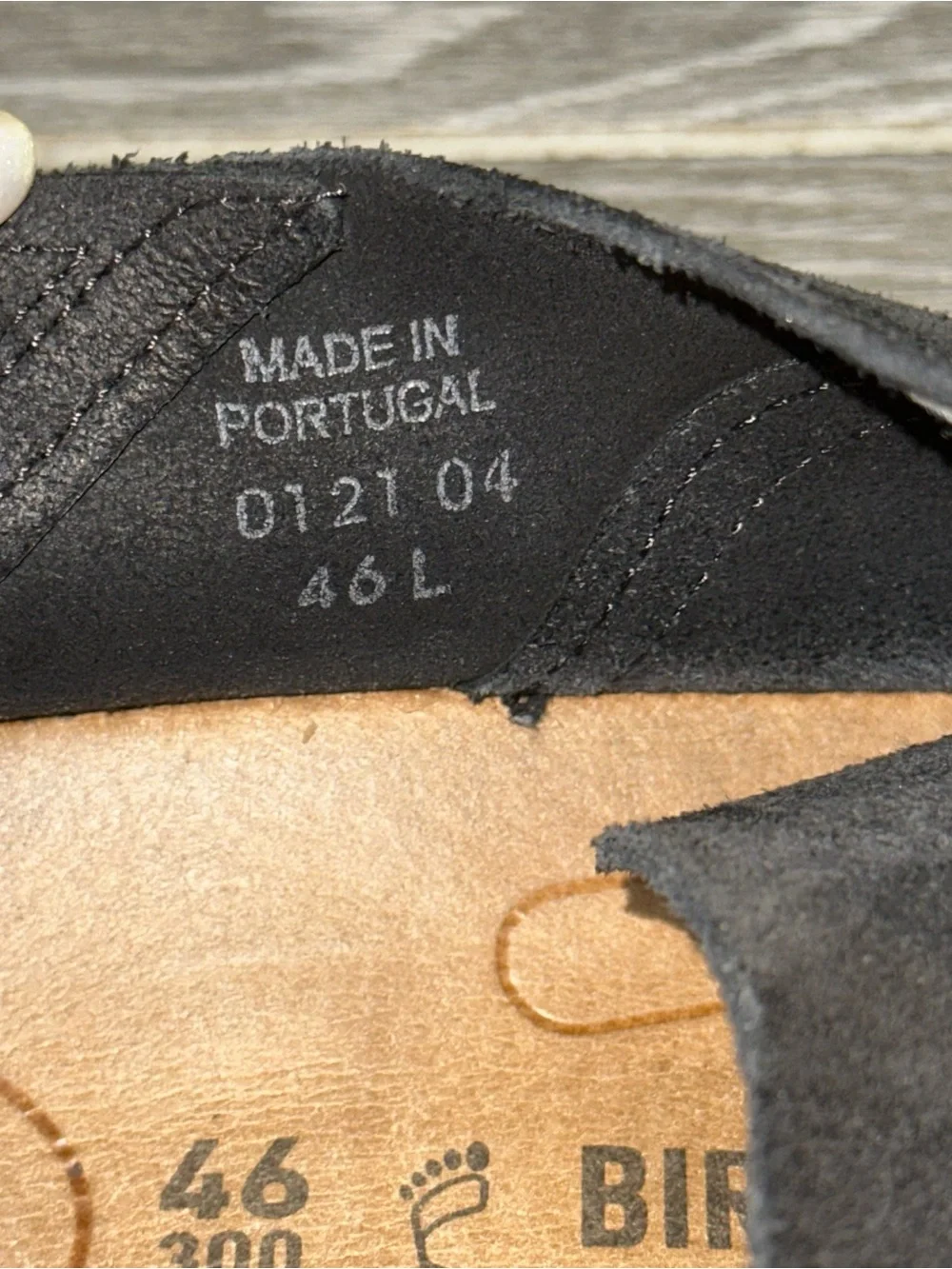 Birkenstock Gary Black Soft Suede Oxford Lace Up Barefoot Casual Men’s 13 Shoe